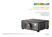 Digital Projection E-Vision 690 Serie Installationanleitung Und Betriebsanleitung