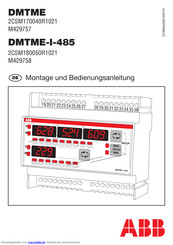 ABB DMTME Montage- Und Bedienungsanleitung