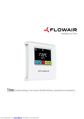 Flowair T-Box Betriebsanleitung