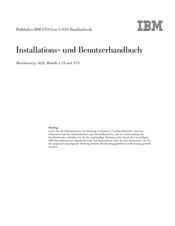 IBM L5X Installationshandbuch Und Benutzerhandbuch
