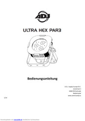 ADJ Ultra Hex Par 3 Bedienungsanleitung