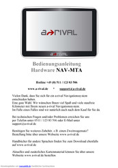 A-rival NAV-MTA Bedienungsanleitung