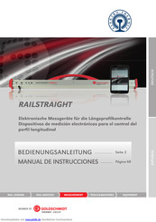 Goldschmidt Thermit RAILSTRAIGHT COMPACT Bedienungsanleitung