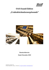 RD OAS-Sound-Edition Uraltedelschnulzenorgelsounds Benutzerhandbuch