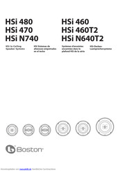 Boston HSi 460T2 Handbuch