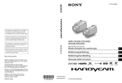 Sony Handycam HDR-XR550VE Bedienungsanleitung