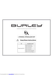 Burley 1-WHEEL STROLLER KIT Bedienungsanleitung