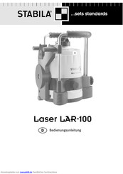 Stabila Laser LAR-100 Bedienungsanleitung