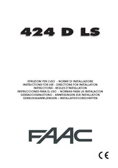 FAAC 424 D LS Gebrauchsanleitung