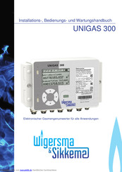 Wigersma & Sikkema UNIGAS 300 Bedienungs Und Installationsanleitung Handbuch