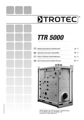 Trotec TTR 5000 Bedienungsanleitung