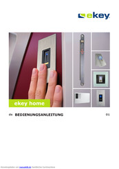 eKey home Bedienungsanleitung