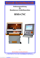 Kaindl RMS-CNC Bedienungsanleitung