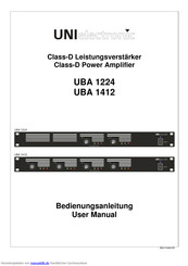 UNIELECTRONIC UBA 1412 Bedienungsanleitung