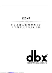 dbx 120XP Bedienungsanleitung