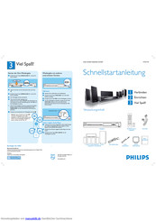 Philips HTS3154 Schnellstartanleitung