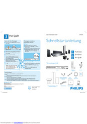 Philips HTS335W/12 Schnellstartanleitung
