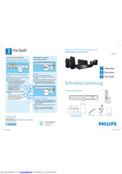 Philips HTS3164 Schnellstartanleitung