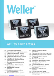 Weller WXA 2 Originalbetriebsanleitung