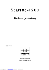 Glp Startec-1200 Bedienungsanleitung