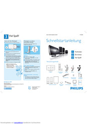 Philips HTS6600/12 Schnellstartanleitung
