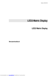 Generex LED2-Matrix Display Benutzerhandbuch