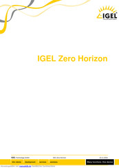 IGEL Zero Horizon Bedienungsanleitung