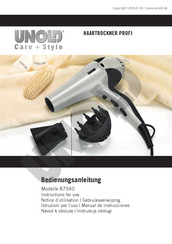 Unold 87340 Bedienungsanleitung