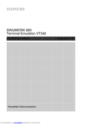 Siemens SINUMERIK 880G Funktionshandbuch