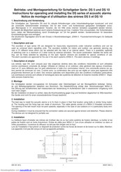 Pfannenberg DS 10 Serie Montageanleitung