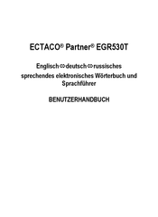Ectaco Partner EGR530T Benutzerhandbuch