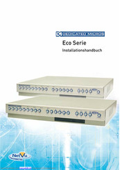 Dedicated Micros Eco Serie Installationshandbuch
