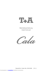 T+A Cala Betriebsanleitung