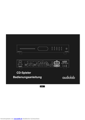 Audiolab 8300 Serie Bedienungsanleitung