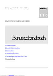 Finesell FINECONTROL ZENTRALE FC20 Benutzerhandbuch
