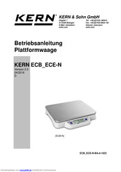 KERN ECE 10K-3N Betriebsanleitung