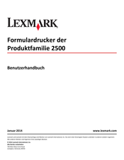Lexmark 2500 Series Benutzerhandbuch