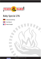 Feuerhand Baby Spezial 276 Gebrauchsanleitung