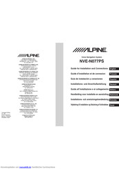 Alpine NVE-N077PS Installations- Und Anschlußanleitung