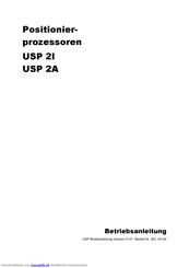 Schleicher USP 2A Betriebsanleitung