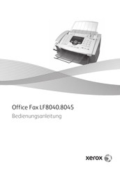 Xerox Office Fax LF8040.8045 Bedienungsanleitung