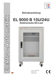 EA-ELEKTRO-AUTOMATIK EL 9200-630 B 15U Betriebsanleitung