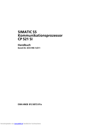 Siemens SIMATIC S5 CP 521 SI Handbuch