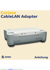 Corinex CableLAN Adapter Anleitung