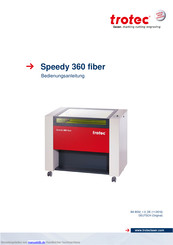 Trotec Speedy 360 fiber flexx Bedienungsanleitung