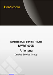 Brickcom DWRT-600N Anleitung
