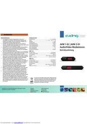axing AVM 1-02 Betriebsanleitung