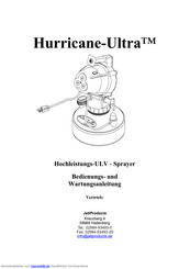 Jati Hurricane-Ultra Bedienungs- Und Wartungsanleitung