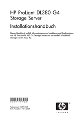 HP ProLiant DL380 G4 Installationshandbuch