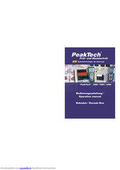 PeakTech 3285 Bedienungsanleitung